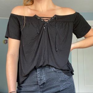 American Eagle Outfitters Soft&Sexy off the shoulder top